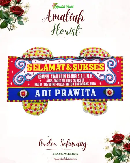 Papan Bunga Ucapan Selamat Nirkuri